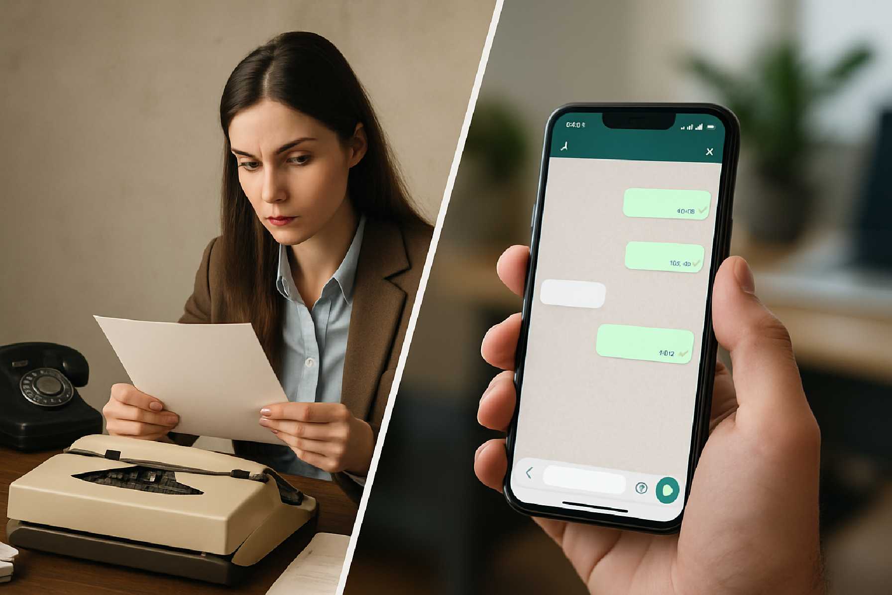 האבולוציה של תקשורת ארגונית: ממזכרים להודעות מיידיות